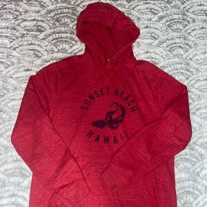Old Navy Red Hawaii Soft Comfy Hoodie